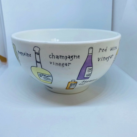 Set of 2 Signature SALAD DAYS Porcelain Salad Bowl - Picture 4 of 8